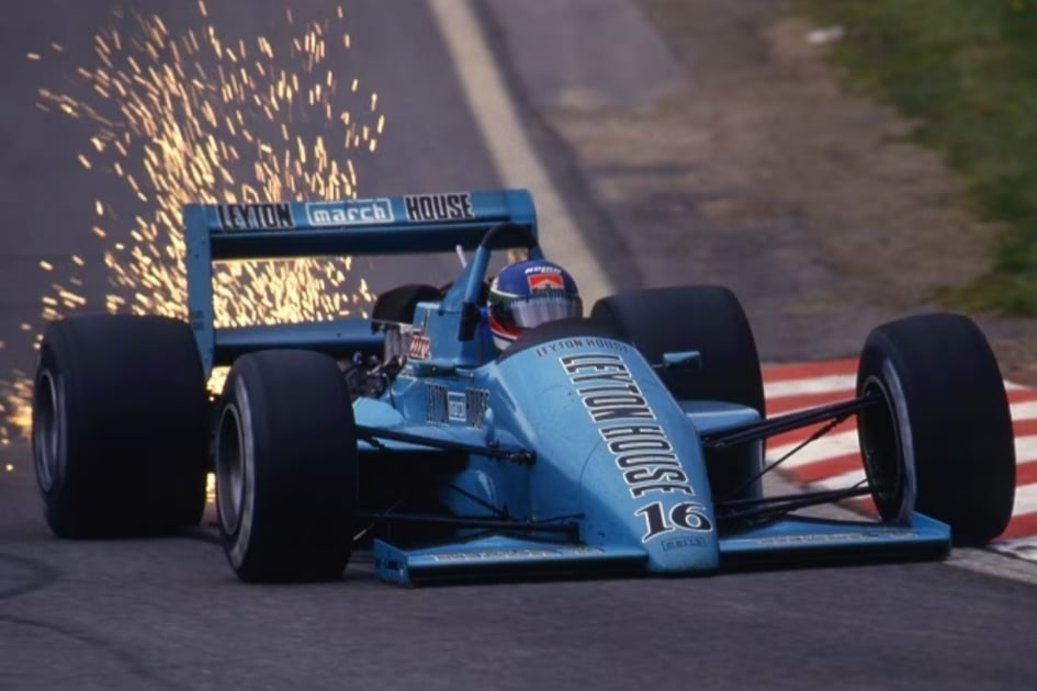 Ivan Capelli Leyton House March Ilmor CG911 F1. 1991 British GP Test Silverstone - a photo on