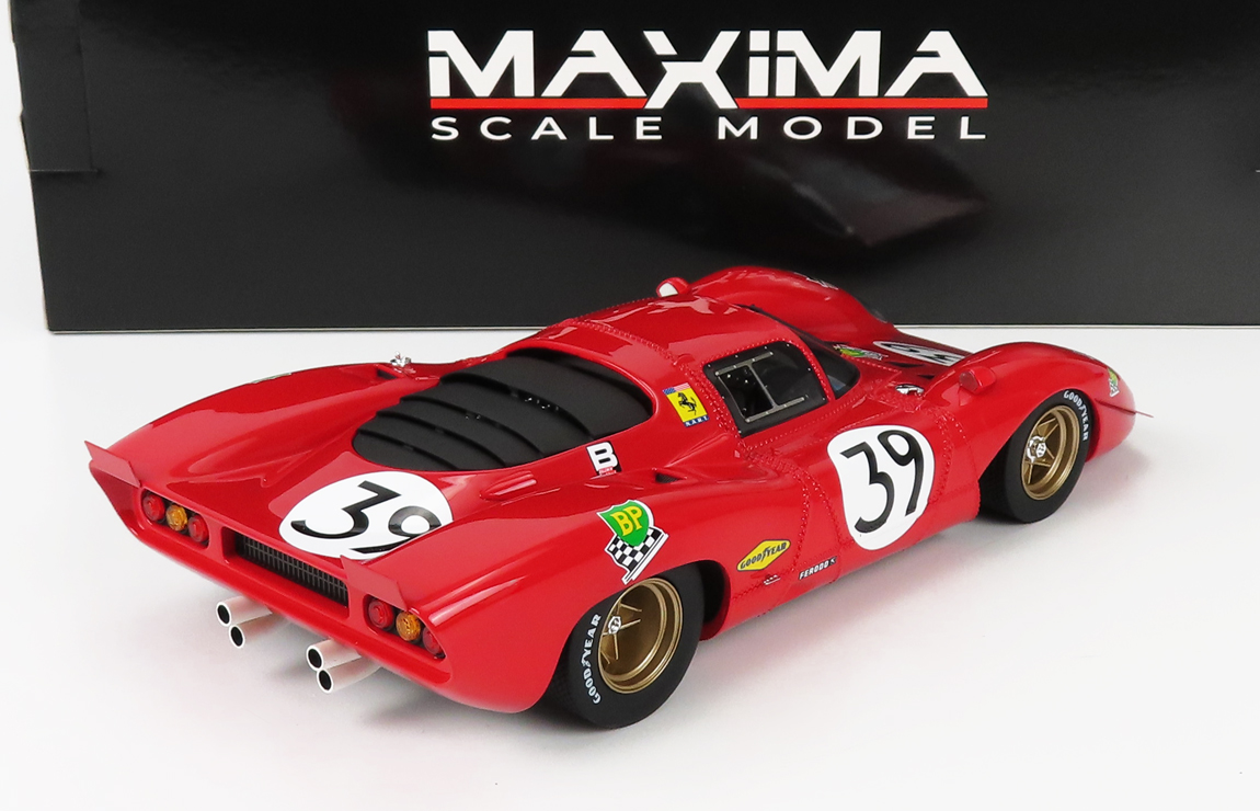 ミニカー Maxima Scale Model 1/18 Ferrari 312P #57 24h Le Mans 1970