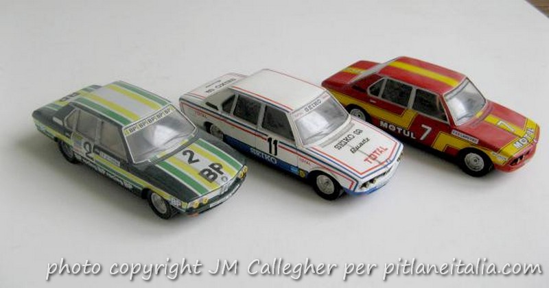 Miniature Solido BMW 530 N°37 BP - Échelle 1:43, Voiture De Rallye En Métal, Occasion Sans Boîte