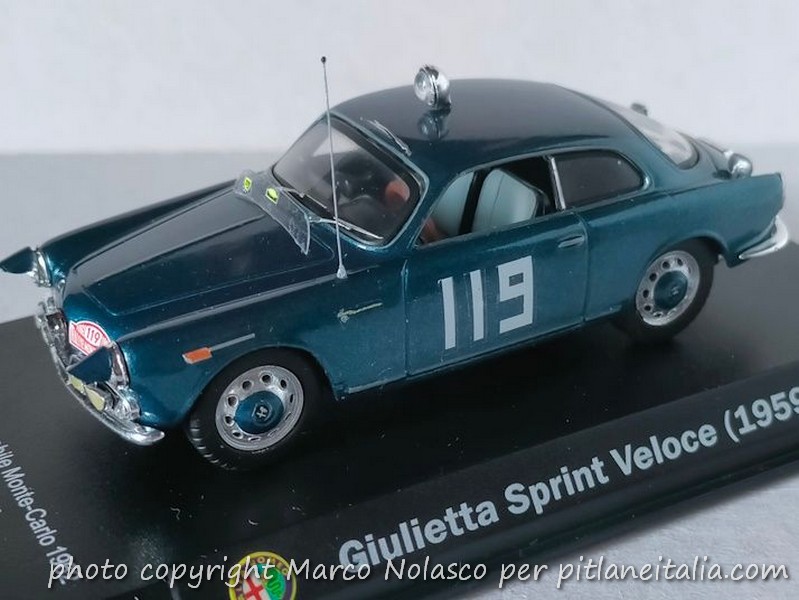 Alfa Romeo Giulietta 33 Rallye Tour de France 1958 Rio Models 4172
