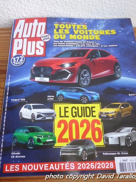 Rassegna stampa: Toutes les voitures du monde – Le guide&nbsp;2026