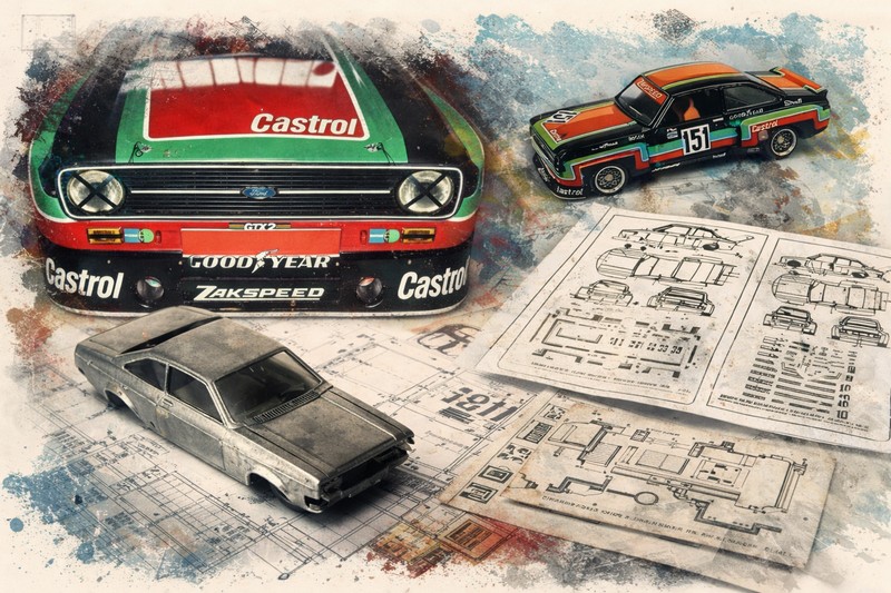 Modelli del passato: Ford Escort II Gr2 e Gr5 di Minichamps-Danhausen