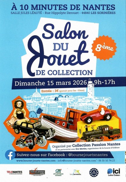 Salon du jouet de collection a Nantes, 15 marzo&nbsp;2026