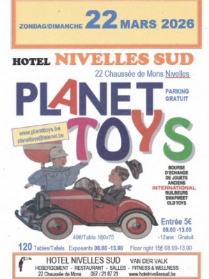 Il 22 marzo Planet Toys, borsa di scambio a Nivelles&nbsp;(Belgio)