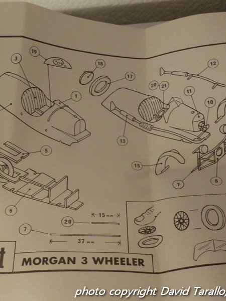 Modelli del passato: Morgan 3-wheeler di Wills&nbsp;Finecast