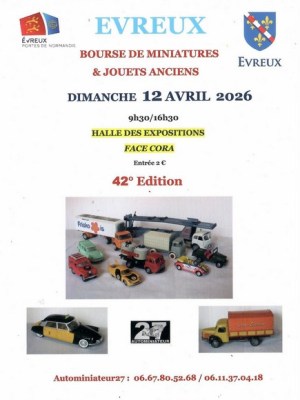 Il 12 aprile la 42ma edizione della Borsa di scambio a Evreux&nbsp;(Francia)