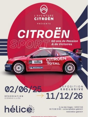Citroën Sport, la mostra di Flin prorogata fino a dicembre&nbsp;2026