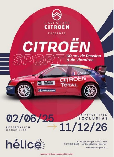 Citroën Sport, la mostra di Flin prorogata fino a dicembre&nbsp;2026