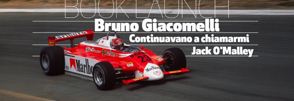 Domenica 29 marzo presentazione del libro su Bruno Giacomelli al Museo Alfa Romeo di&nbsp;Arese