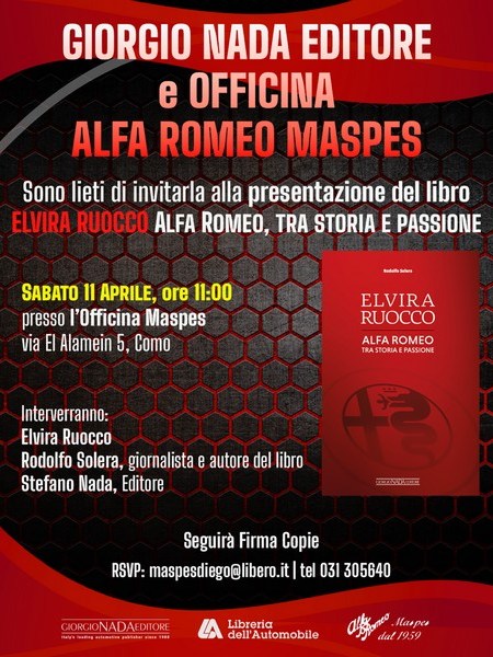 Sabato 11 aprile presentazione a Como del libro su Elvira&nbsp;Ruocco