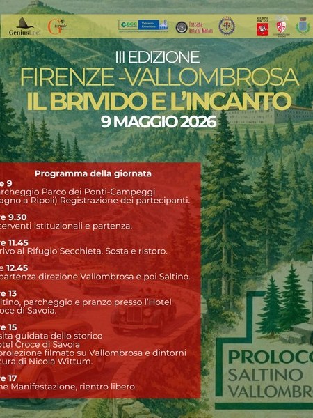 Il 9 maggio la terza edizione della Firenze-Vallombrosa