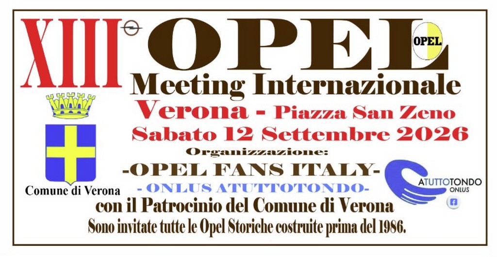 30 anni di attività dedicati alle Opel storiche in&nbsp;Italia