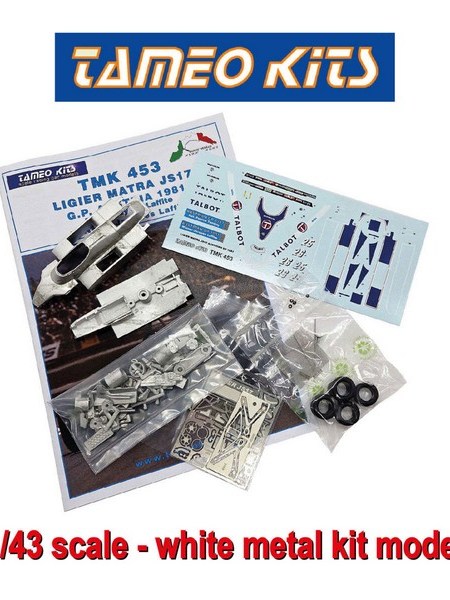 Disponibile il kit Tameo della Ligier-Matra JS17 F.1&nbsp;1981