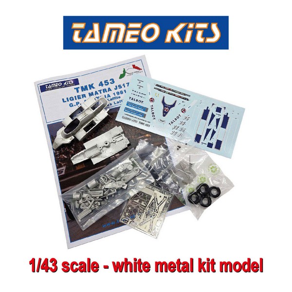 Disponibile il kit Tameo della Ligier-Matra JS17 F.1&nbsp;1981