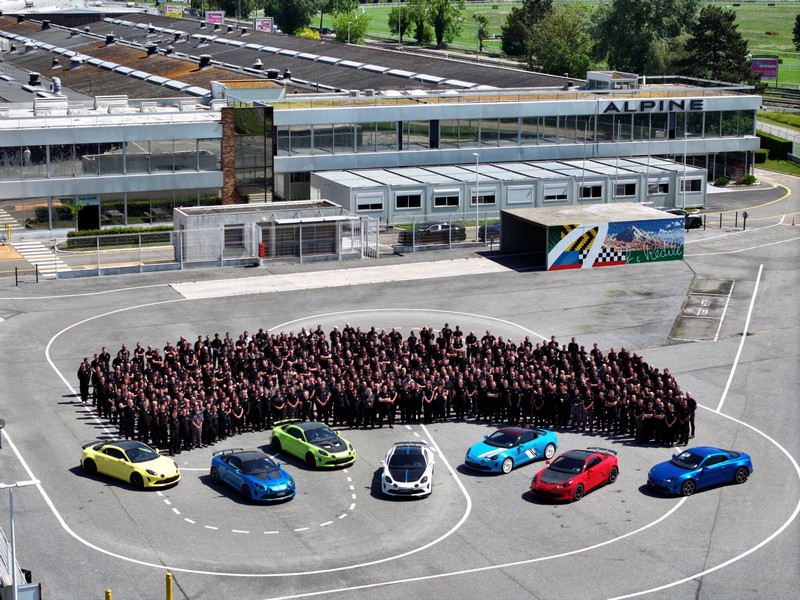 L’ultima Alpine A110 di seconda generazione esce dalla linea di&nbsp;produzione