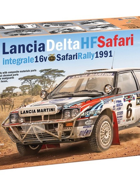 Lancia Delta HF Integrale 16V Safari Rally 1991 di Italeri in&nbsp;1:12