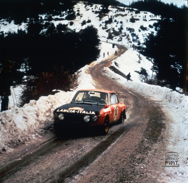 La Lancia Fulvia HF del Monte Carlo 1972 in mostra al Grimaldi Forum di&nbsp;Monaco