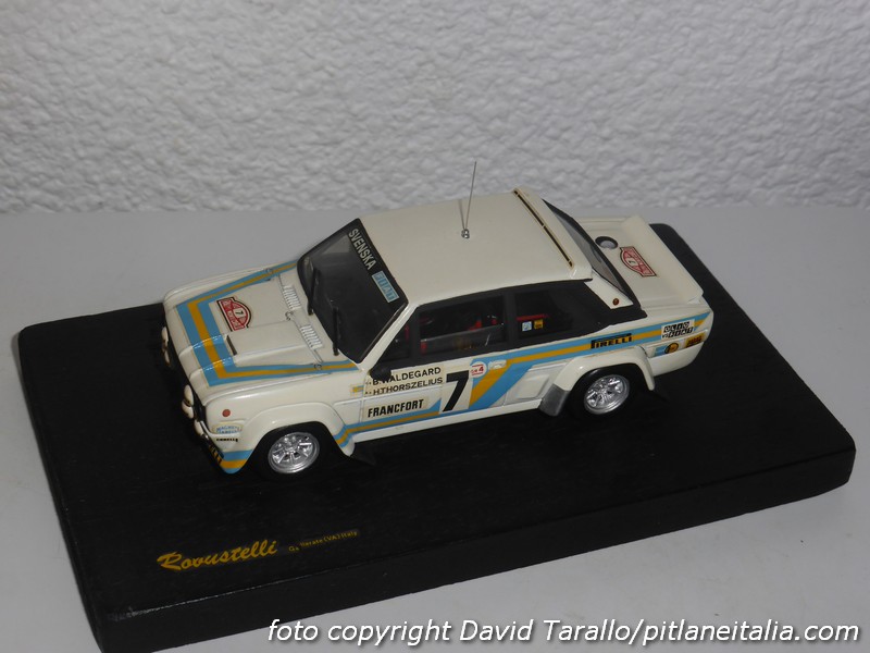 In margine a una Fiat 131 Abarth&nbsp;svedese