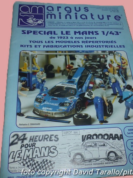 Documentazione: Argus de la Miniature n°179 Speciale Le Mans&nbsp;1/43