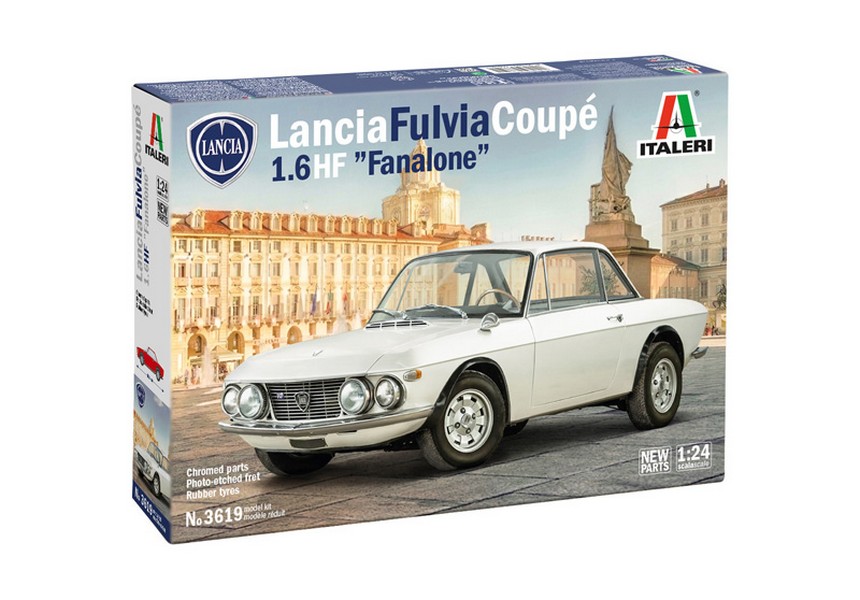 Da Italeri il kit della Lancia Fulvia 1600HF “Fanalone”