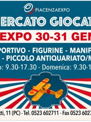 Il 30-31 gennaio la Mostra Mercato giocattolo vintage a&nbsp;Piacenza