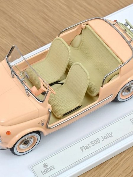Norev Excluweb: Fiat 500 Jolly in rosa&nbsp;pesca
